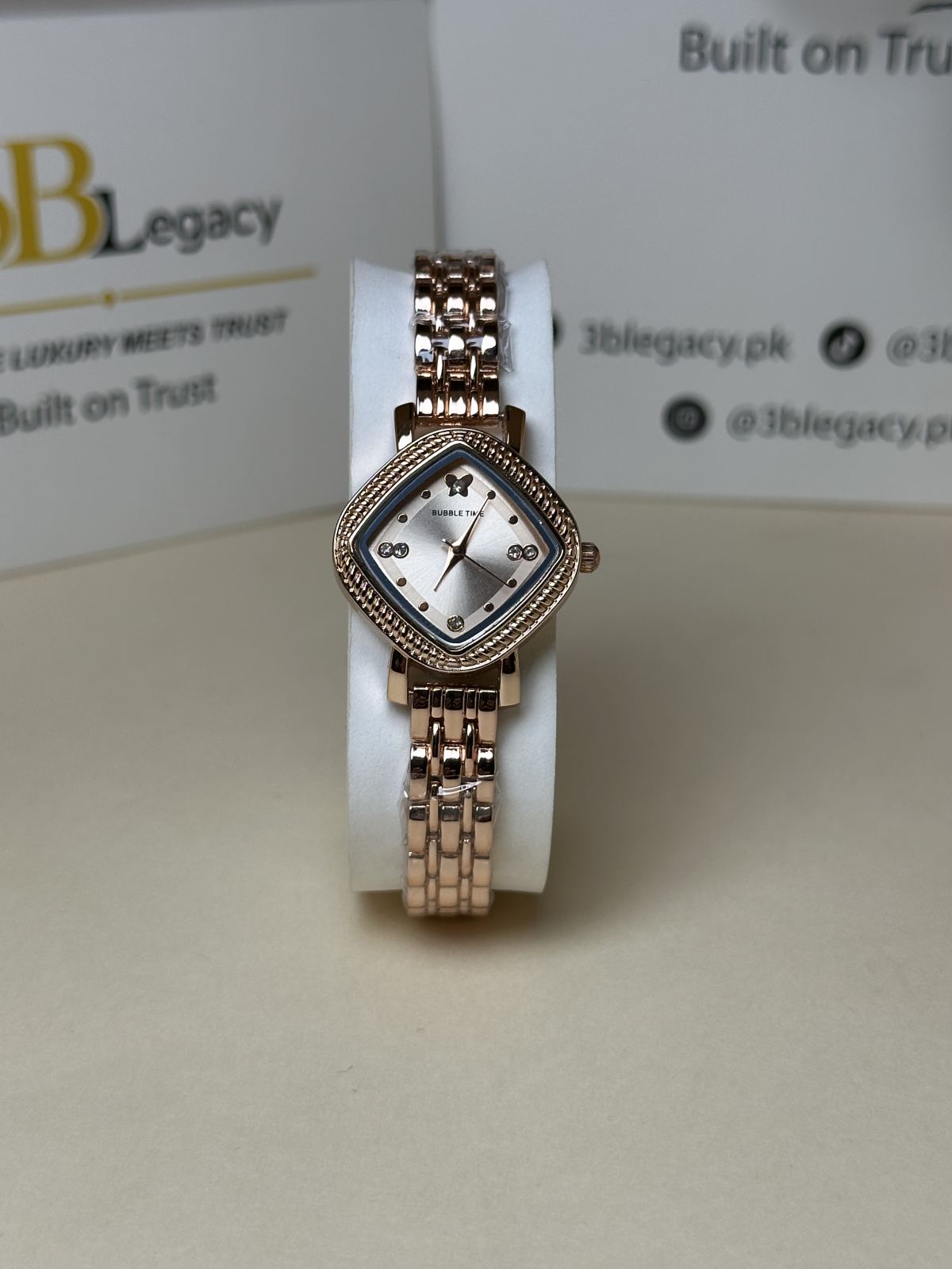 Bubble Time Ladies Watch in Rose Gold — 3bLegacy Watches