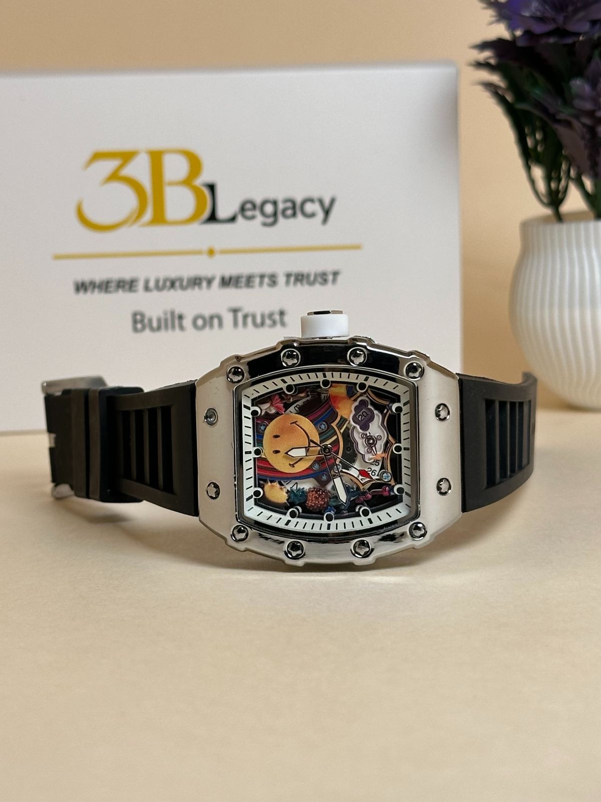 FM Skeleton in Silver — 3bLegacy Watches, view 2