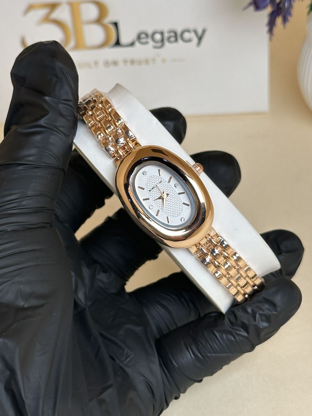 Buble Time Ladies Watch in Golden — 3bLegacy Watches