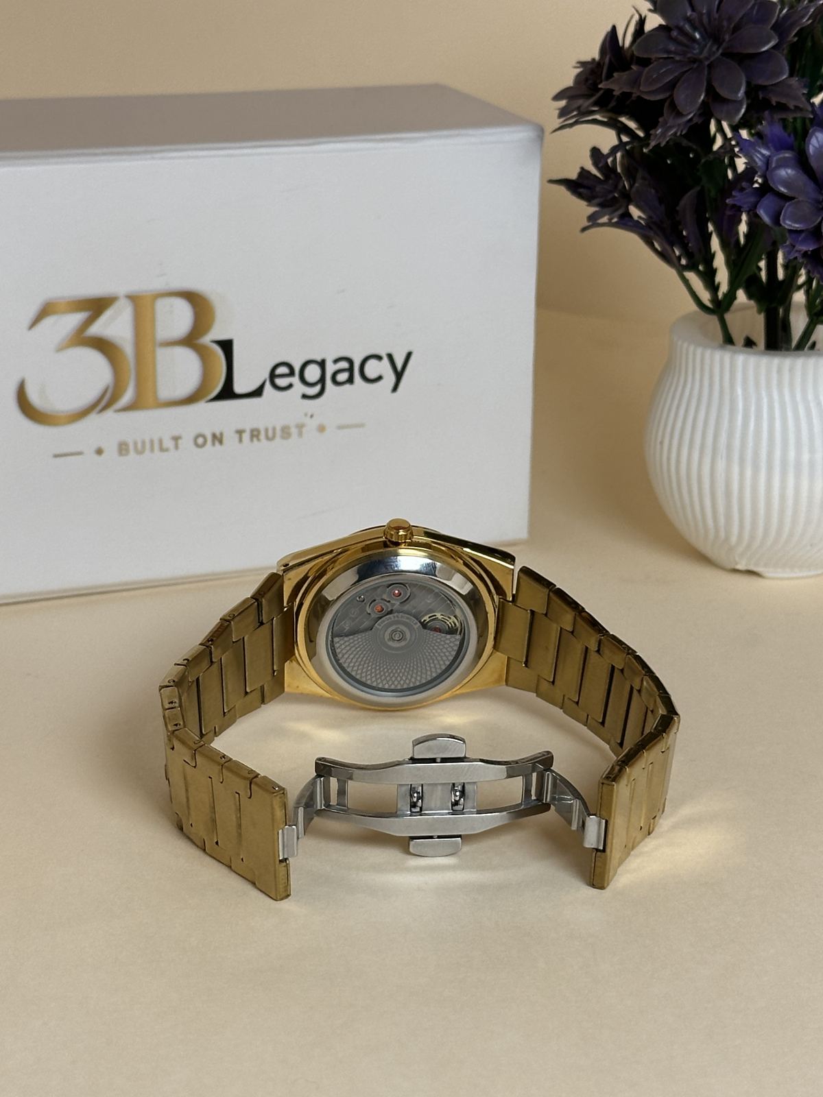 Tisssot PRX in Golden — 3bLegacy Watches, view 3